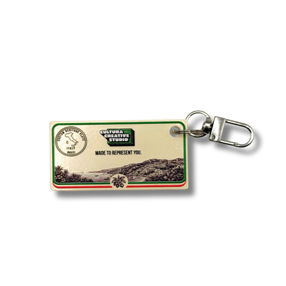 Personalized Country License Plate Keychain
