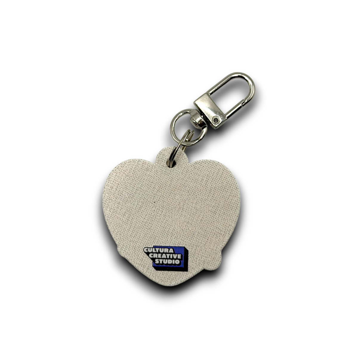 Personalized Pop Art Heart Keychain
